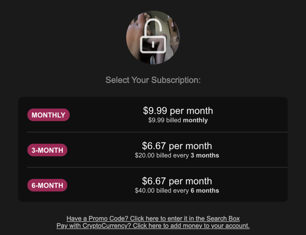 just for fans tiered subscriptions